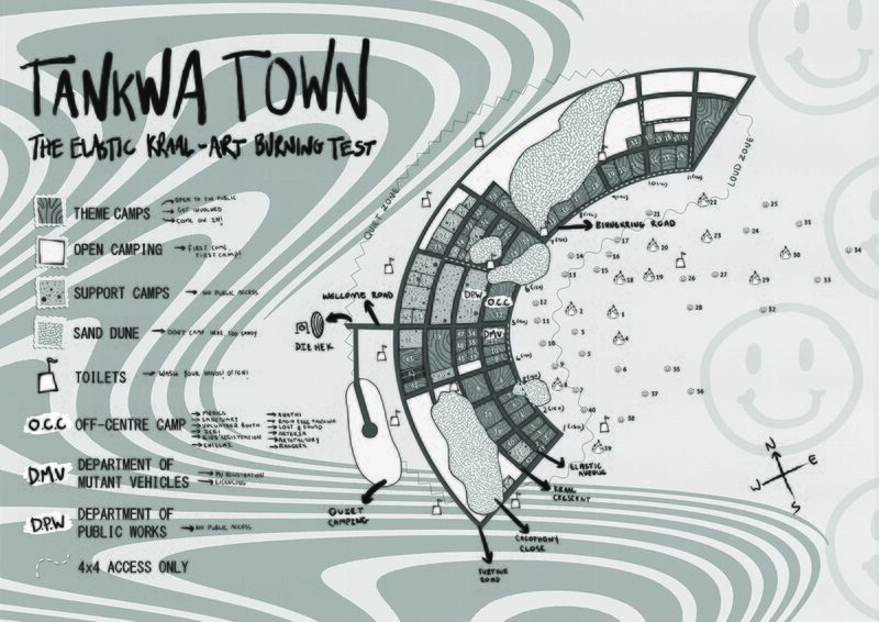 2022 Tankwa Town map